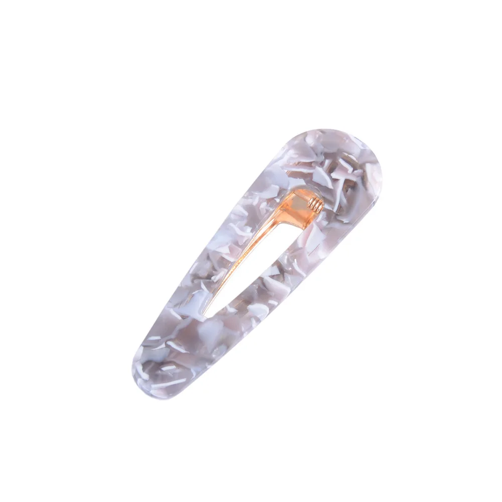 Acetate Hairpins Fashion hair jewelry for women french barrettes Girl Vintage Acrylic Leopard Hair pins Duckbill Hairgrips (7)