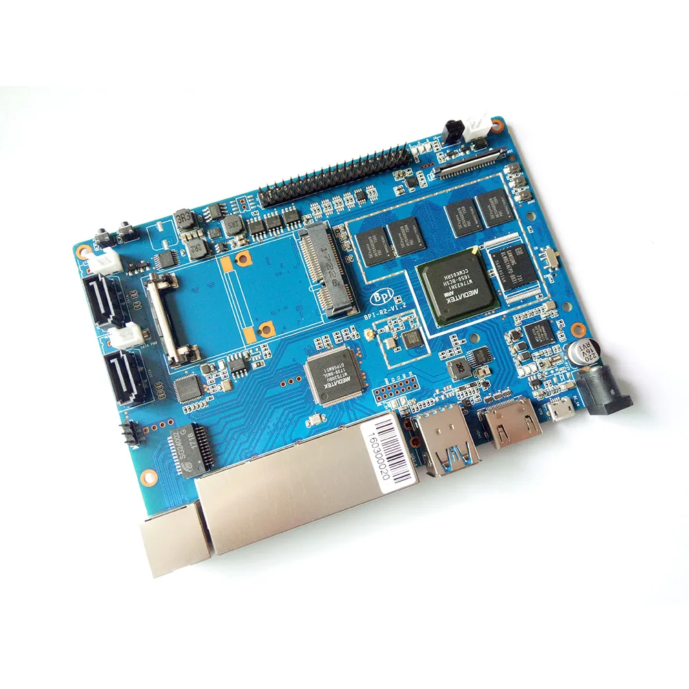 Банан PI BPI R2 провод для умного дома 2G LPDDR3 + 8GBEMMC плата разработки с открытым