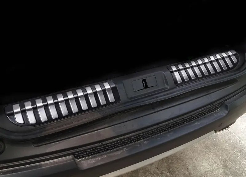 Stainless Steel Rear Bumper Protector Sill Plate Trim For ...