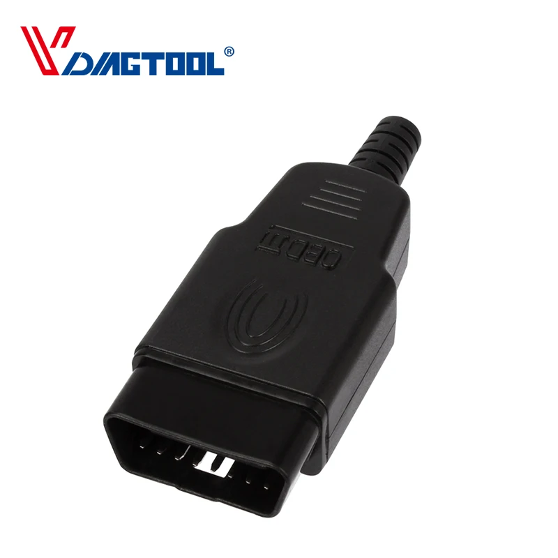 

2018 Diagnostic-tool OBD Male Female Plug OBD2 16Pin Connector OBD II Adaptor OBDII Connector J1962 OBD2 Connector in stock