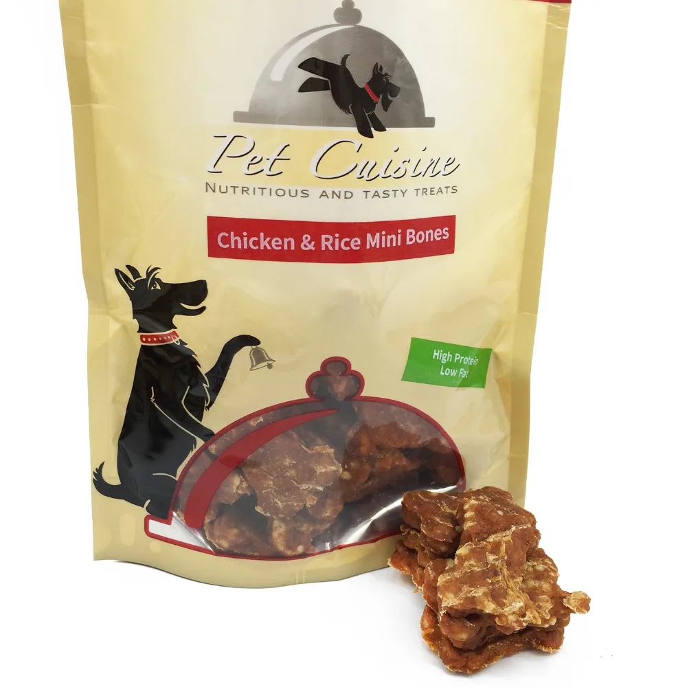Pet Cuisine Dog Chicken Jerky Treats Puppy Chewy Snacks, Chicken & Rice