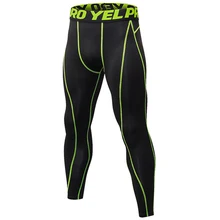 Новые Спортивные Компрессионные Мужские Леггинсы фитнес-колготки брюки с надписью спортивные штаны для мужчин спортивные Леггинсы для бега