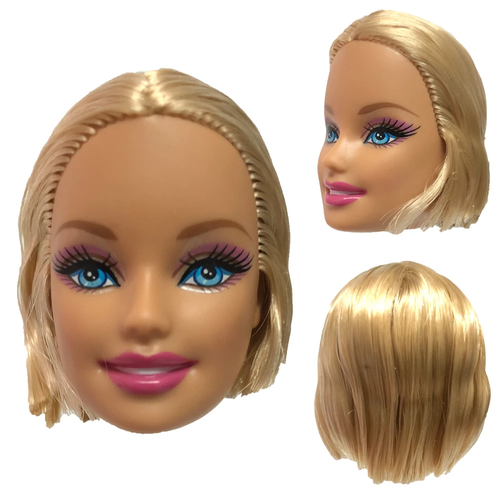 

NK One Pcs Doll Head With Long Hair For Barbie Doll Accessories Best DIY Gift For Girls' Doll 101C 5X