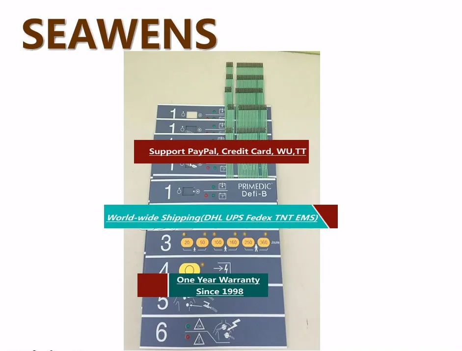 

Membrane keypad for PRIMEDIC Ddfi-B repair