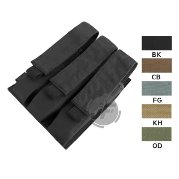 

Emerson Tactical MOLLE EmersonGear Hunting Quick Access Triple SMG Magazine Mag Pouch Holder Bag Carrier For MP5 / MP7 / KRISS