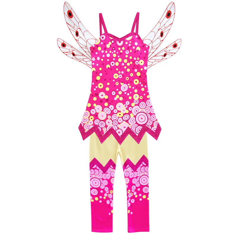 Детское классическое розовое сказочное нарядное платье для девочек; праздничный костюм; карнавальный костюм Миа