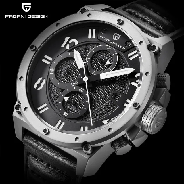 

2019 Men's Watches PAGANI Brand Luxury Casual Military Quartz Sports Wristwatch Leather Strap Male Clock Relogio Heren Hodinky