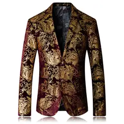 2019 большой размеры Мужская одежда мужской костюм банкетное Платье с принтом Куртка Формальные simwood пик дизайн
