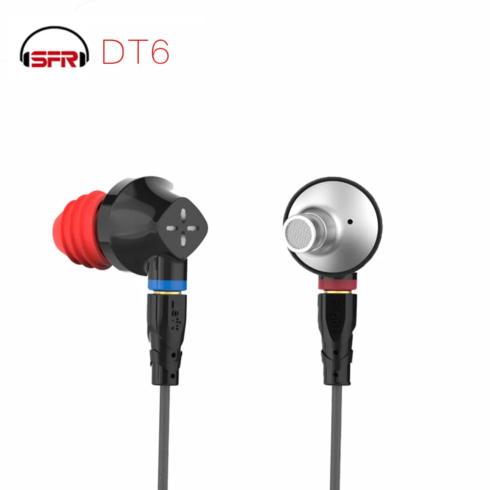 SENFER DT6 1BA+ 1DD гибридные наушники в ухо HIFI спортивные наушники для бега съемный MMCX кабель PT25 PT15 DT8 T2 ZST 24h