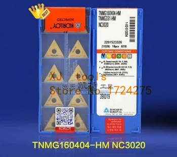

10pcs TNMG160404 NC3020 carbide inserts for Turning Lathe Holder WTJNR/MTJNR/MTENN Suitable for processing of Steel