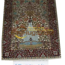 Шелковые ковры ручной работы ковер в восточном стиле тканый ковер для спальни ковровое покрытие gc117psilkyg28