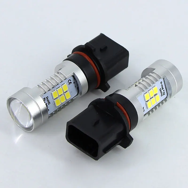 Apmatauto 2 шт. Ксеноновые белые 21 SMD 3535 P13W Сменные лампы для светодиодов автомобилей