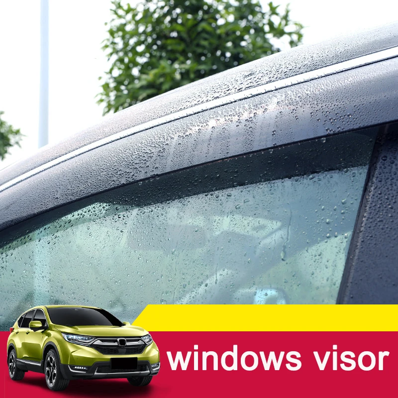 4 шт. защитный козырек от дождя для автомобиля Honda CRV 2017|windows visor|car window visorcar rain |