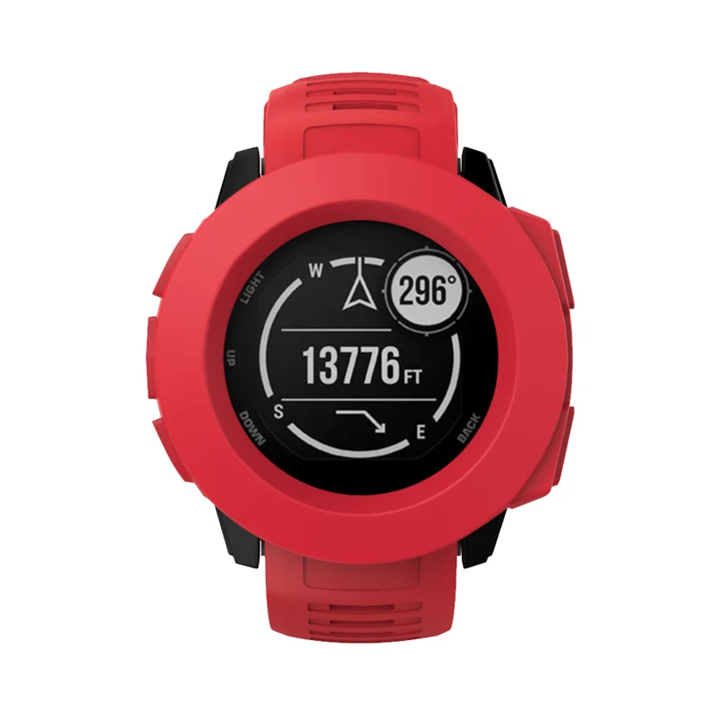 Смарт часы силиконовый чехол рамка защитный для Garmin Instinct TS95|Ремешки часов| |