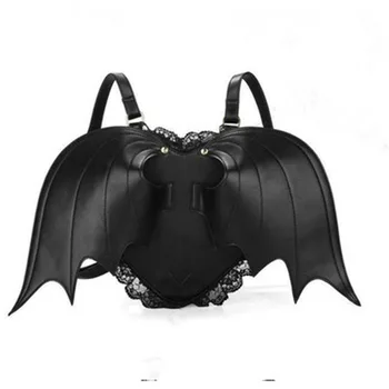 Kawaii Goth Bat Wings Backpack