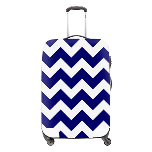 Модный Дорожный багажный чехол, дорожная сумка, чехол с геометрическими картинками, водонепроницаемые защитные чехлы для чемодана для девушек - Цвет: M