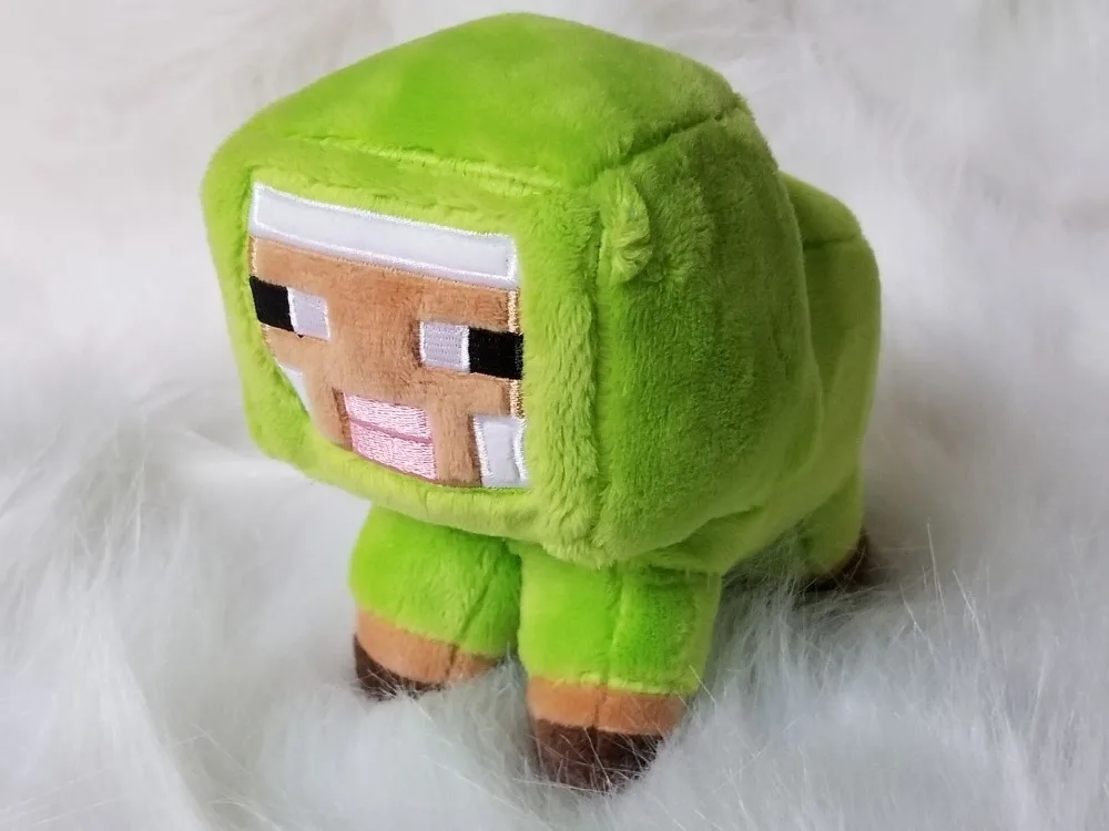 

New Minecraft Sheep Green baby plush Soft Toy 7"