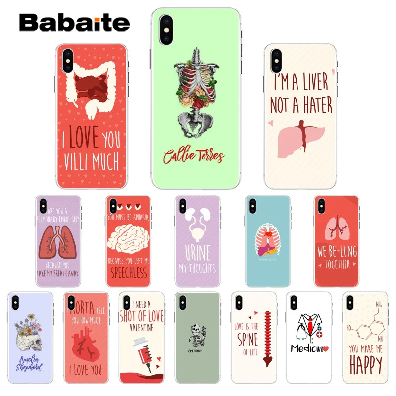 Babaite الجهاز الصحية الطب TPU لينة سيليكون غطاء إطار هاتف محمول ل أبل فون 7 8 6 6 S زائد X XS ماكس 5 5 S SE XR الهواتف المحمولة Babaite الجهاز الصحية الطب TPU لينة سيليكون غطاء إطار هاتف محمول ل أبل فون 7 8 6 6 S زائد X XS ماكس 5 5 S SE XR الهواتف المحمولة