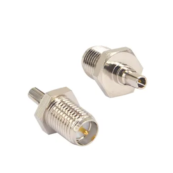 

100PCS SMA to CRC9 adapter RP SMA female to CRC9 male coax connector adapter nickelplated straight
