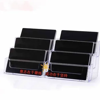 

1 pcs Acrylic Plastic Business Card Holder Clear Display Stand Wide Selection