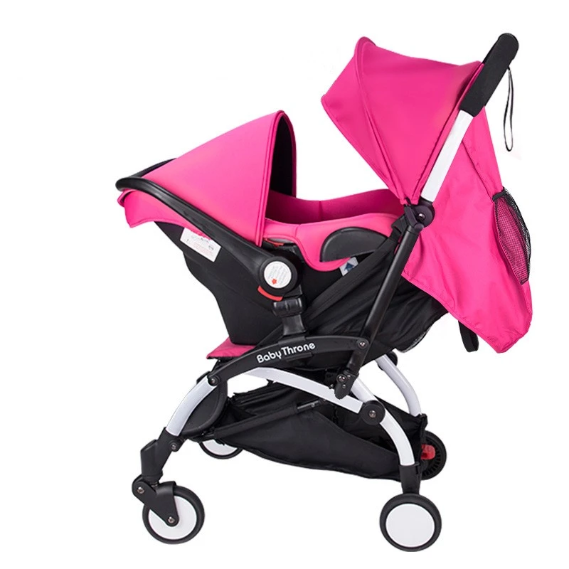 4 En 1 Poussette Bebe De Voiture De Securite Des Sieges Chaise Confortable Bebe Berceau Pour Dormir Leger Portable Landau Poussette Aliexpress