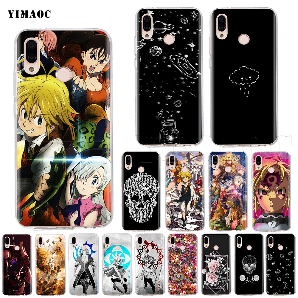 

YIMAOC Nanatsu no Taizai Seven Deadly Sin Silicone Case for Huawei Honor Mate 20 6a 7a 8x 7c 7x 9 10 Nova 3i 3 Lite Pro