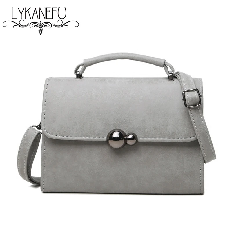 LYKANEFU Brand Women Messenger Bags Small Tote Shoulder Bags with Magnet Lock Handbags Ladies Crossbody Famous