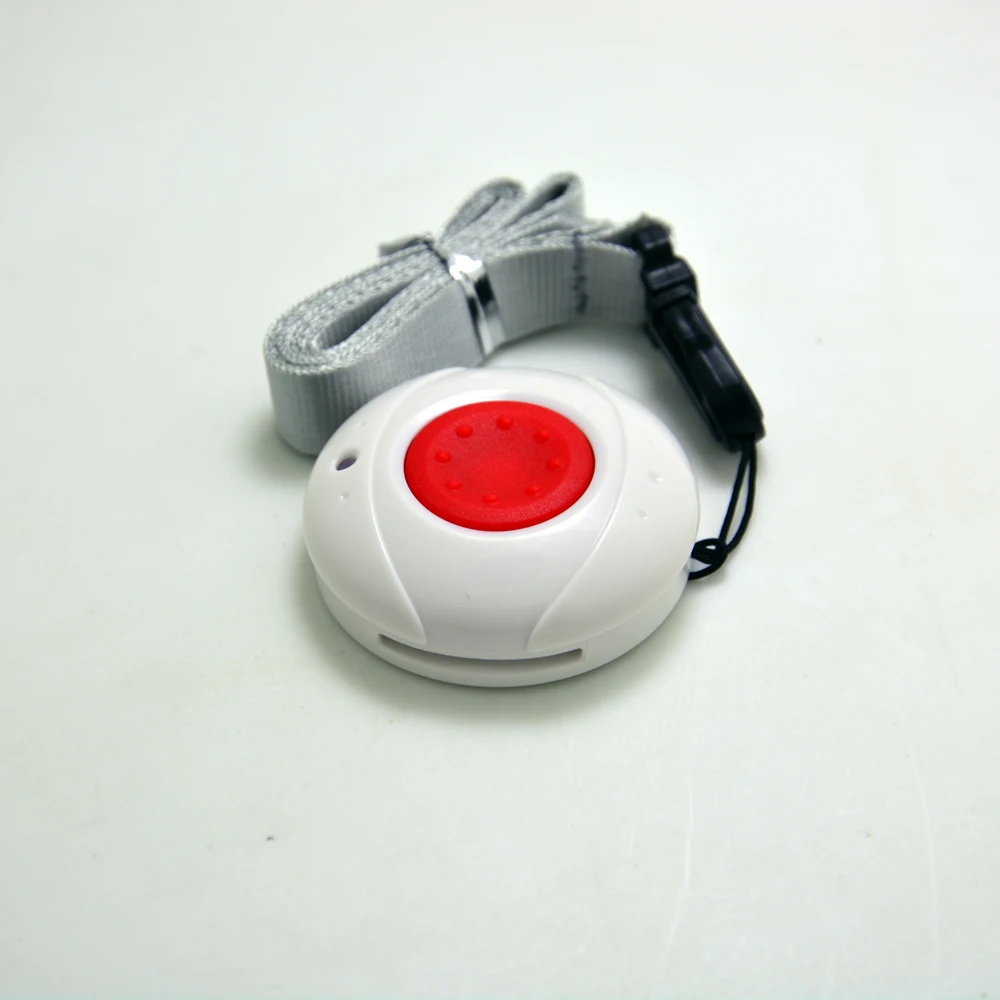 (1 PCS) Wrist watch waterproof wireless emergency button 433Mhz self-defense protection panic button switch GSM alarm system