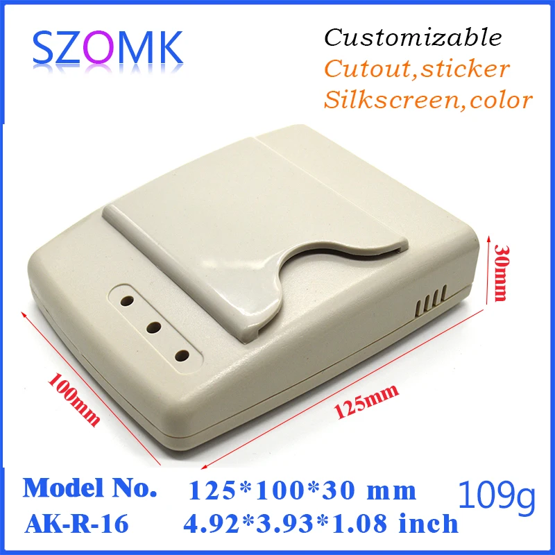 szomk electronics door access system enclosure box (1 pcs) 125*100*30mm abs sensor plastic for pcb | Обустройство дома
