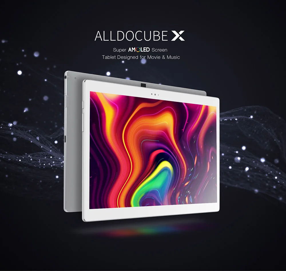 ALLDOCUBE X 10," Android 8,1 4 Гб ОЗУ 64 Гб ПЗУ планшетный ПК 2 K 2560*1600 супер AMOLED экран 6,9 мм ультра тонкий корпус отпечатков пальцев 8MP