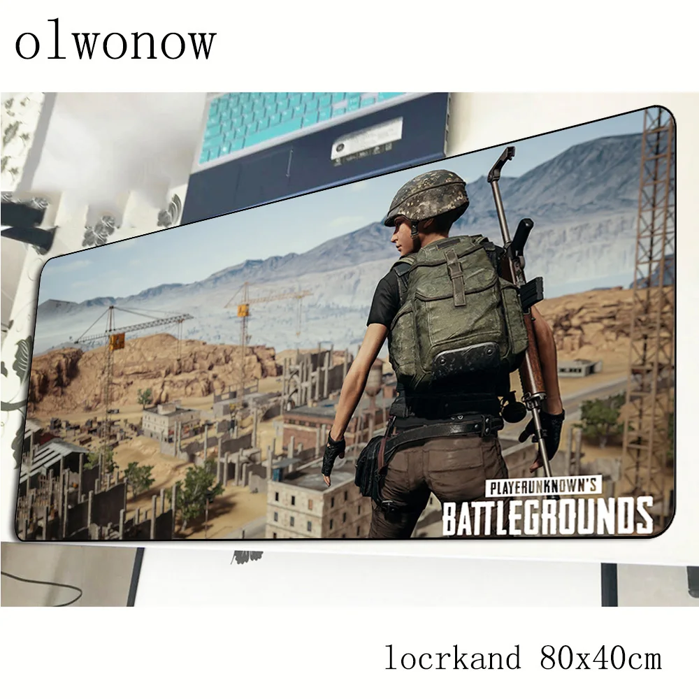 Коврик для мыши pubg 80x40 см модные коврики лучший игровой коврик большой