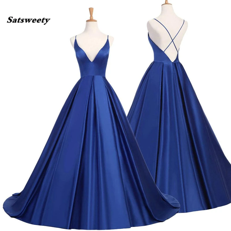 2018-elegant-real-photos-a-line-royal-blue