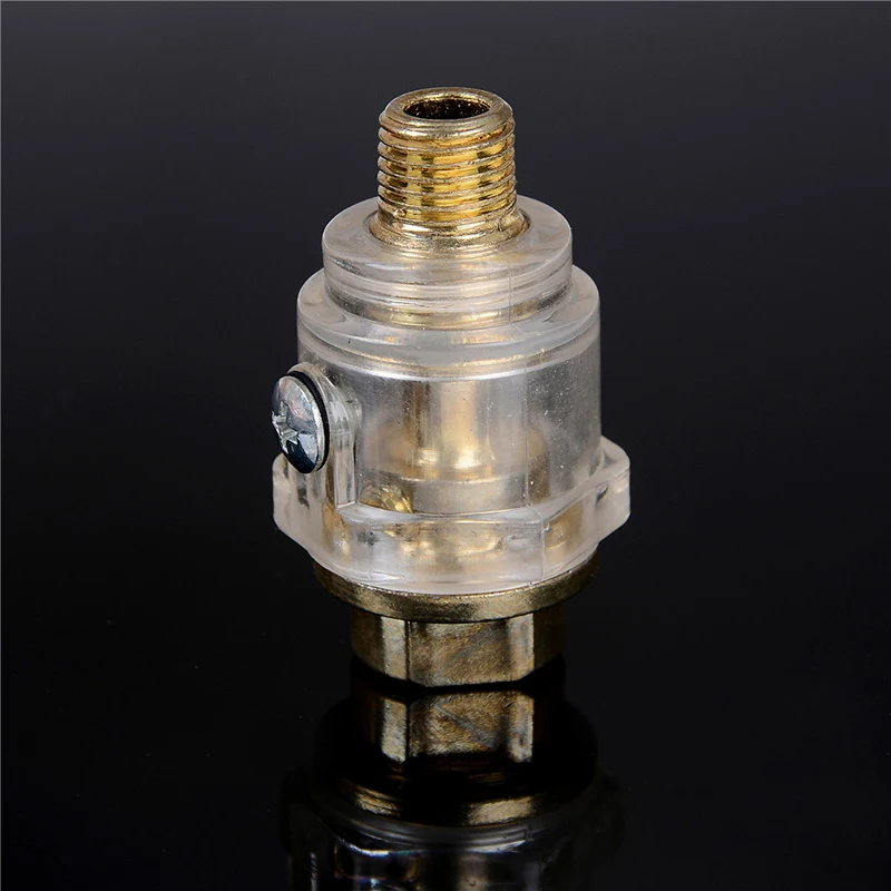 Hardware Lubricator for Pneumatic Tool & Air Compressor PipeOiler Lubricator of 1/4" BSP Mini In-Line Oiler