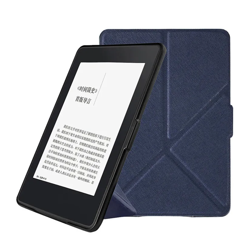 

MOSUNX Leather Case Slim For Amazon Auto Sleep/ Wake PU Leather Cover Case For 2016 Kindle Paperwhite 6 inch + Free Gifts L0705