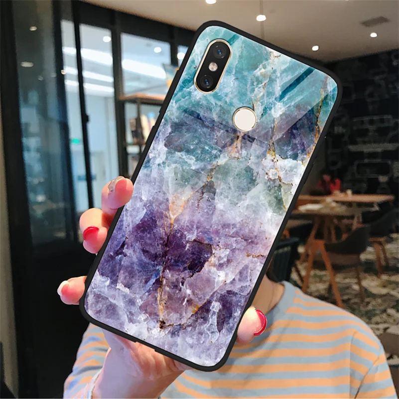 yulanzi Чехол из закаленного стекла со звездным небом для Xiao mi Red mi 5 Plus 6A S2 Note 4X5 6 7 K20 Pro mi A2 6 8 SE Lite 9 Explorer 9T Pro F1 - Цвет: yulanzi