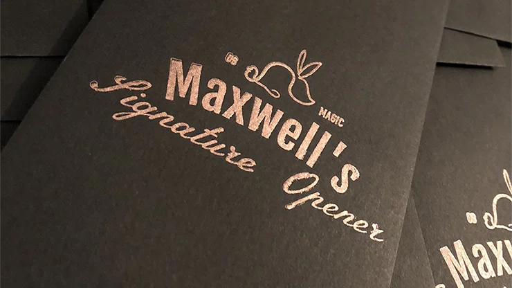 Открывалка для подписей Maxwell (трюк + инструкции онлайн) карточка волшебные фокусы