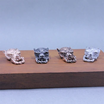 

Wolf/Beast Head Umbrella Rope Buckle Quick Shackle Quickly Hung Buckle Hand Rope Buckle Keychain EDC Accessories Paracord Tools
