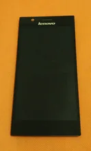 Used Original LCD Display + Touch Screen + Frame for Lenovo K900 6.9mm WCDMA 3G WCDMA 5.5” FHD 1920*1080 Free shipping