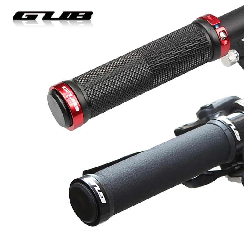 Buy GUB leather/Rubber MTB Bike Grips Bar End Bicycle