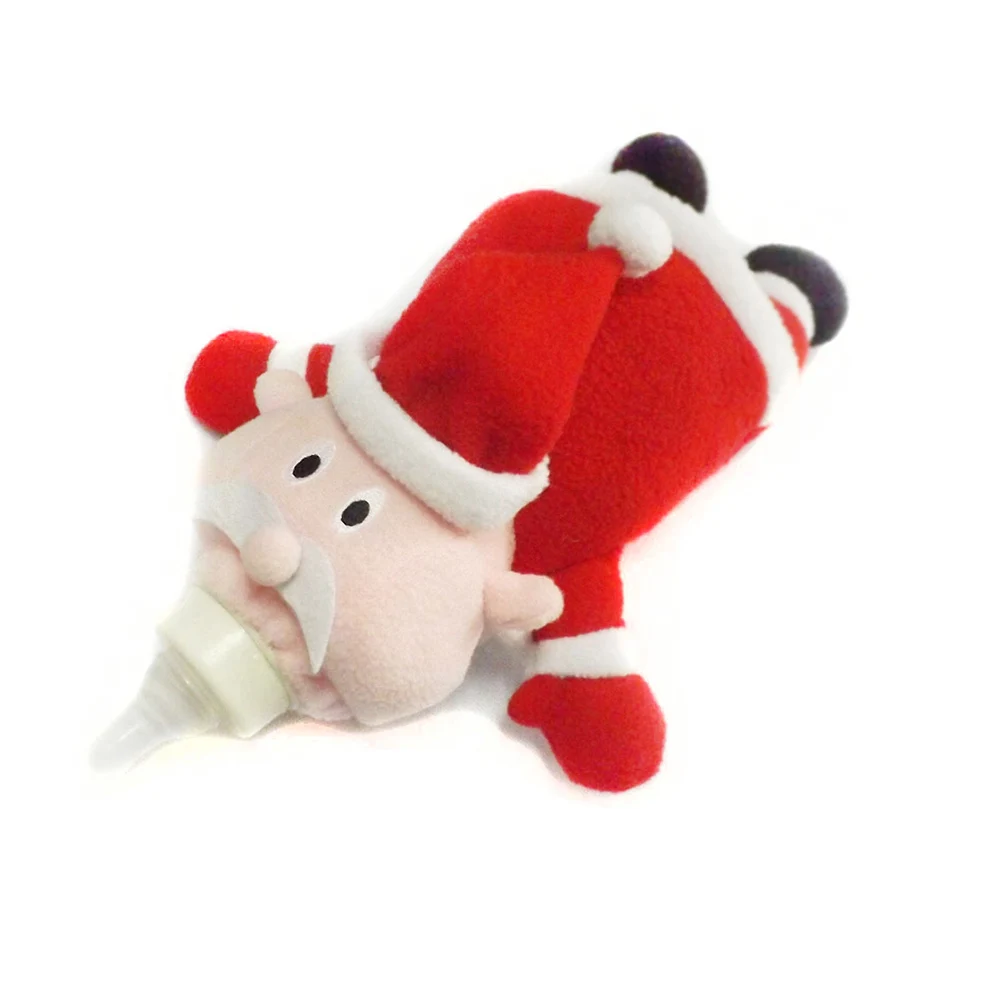 2018 New Baby Feeding Milk Bottle Insulation Cover Holder Feeder Thermal Bag Warmer Animal Plush Toy