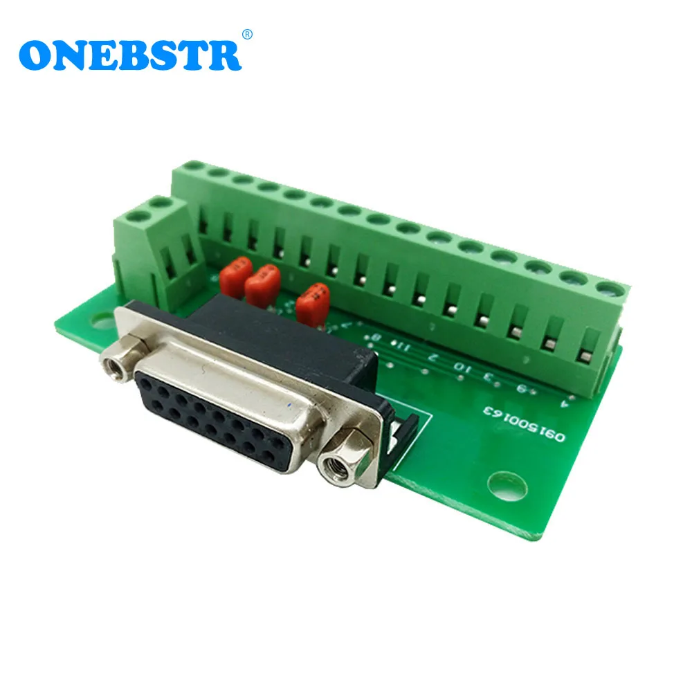 

Engraving Machine Parts 15-Pin Weihong Control Card Dedicated Interface Board Terminal Block Line Drive Plate Free Shipping