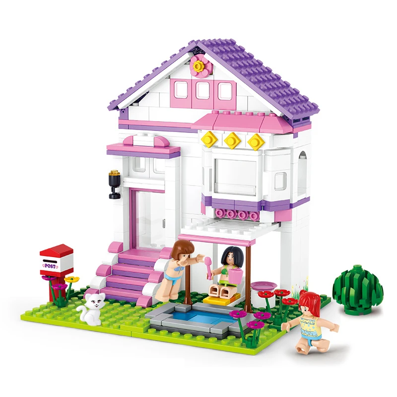 0532 291pcs Girl's Dream Constructor Model Kit Blocks Compatible LEGO Bricks Toys for Boys Girls Children Modeling