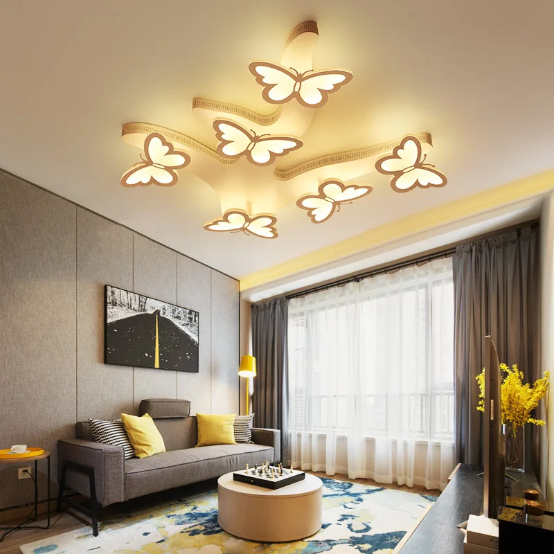 2018 люстра модерн Led Люстра для гостиной спальни дома освещение Ceiling бабочка