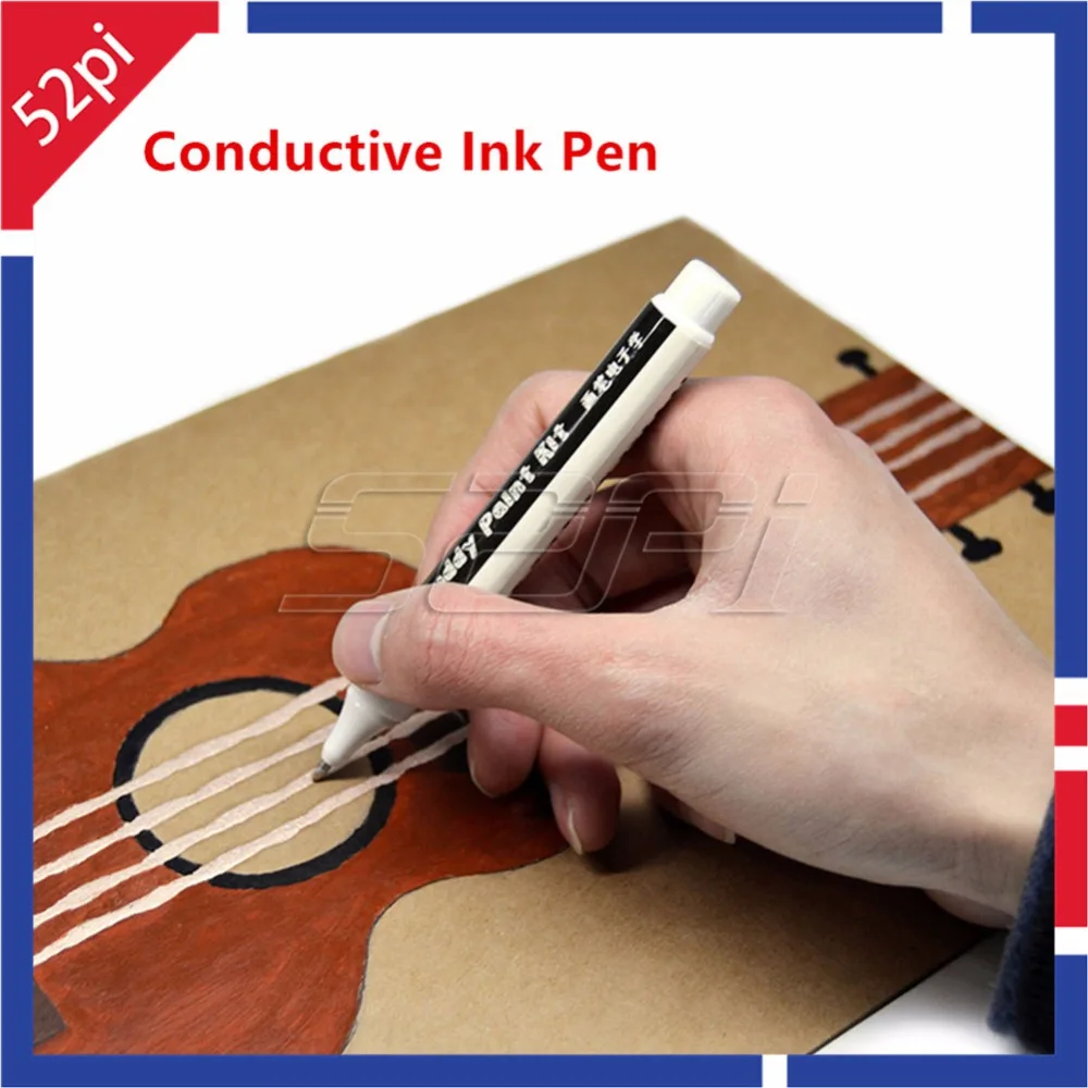 Beste 52Pi Magic DIY Geleidende Inkt Pen Elektronische Draw Circuits Direct Magical Pen voor Maker Onderwijs Student Kids