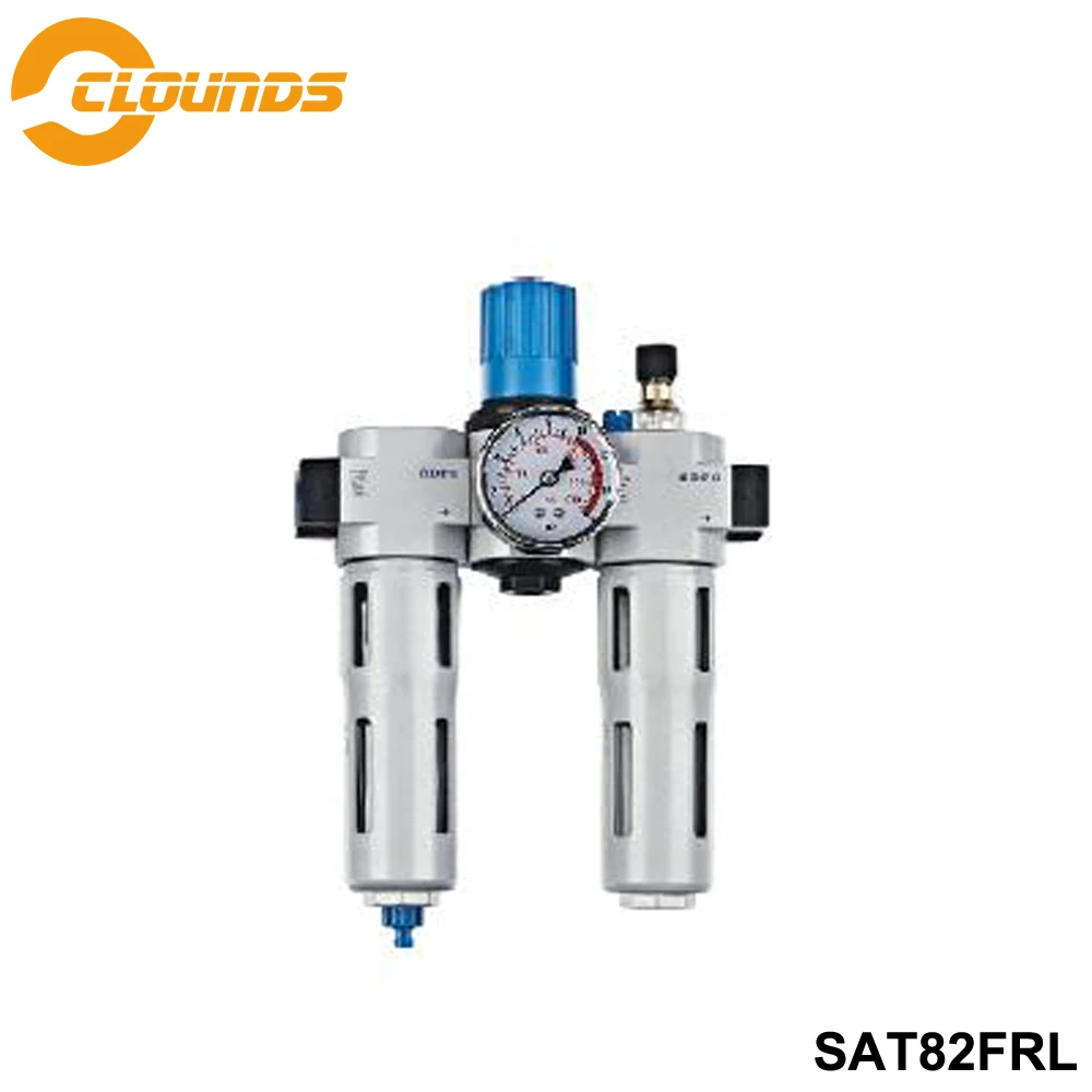 

SAT82FRL Three Union Filter+Regulator+Lubricator Air Source Treatment Unit