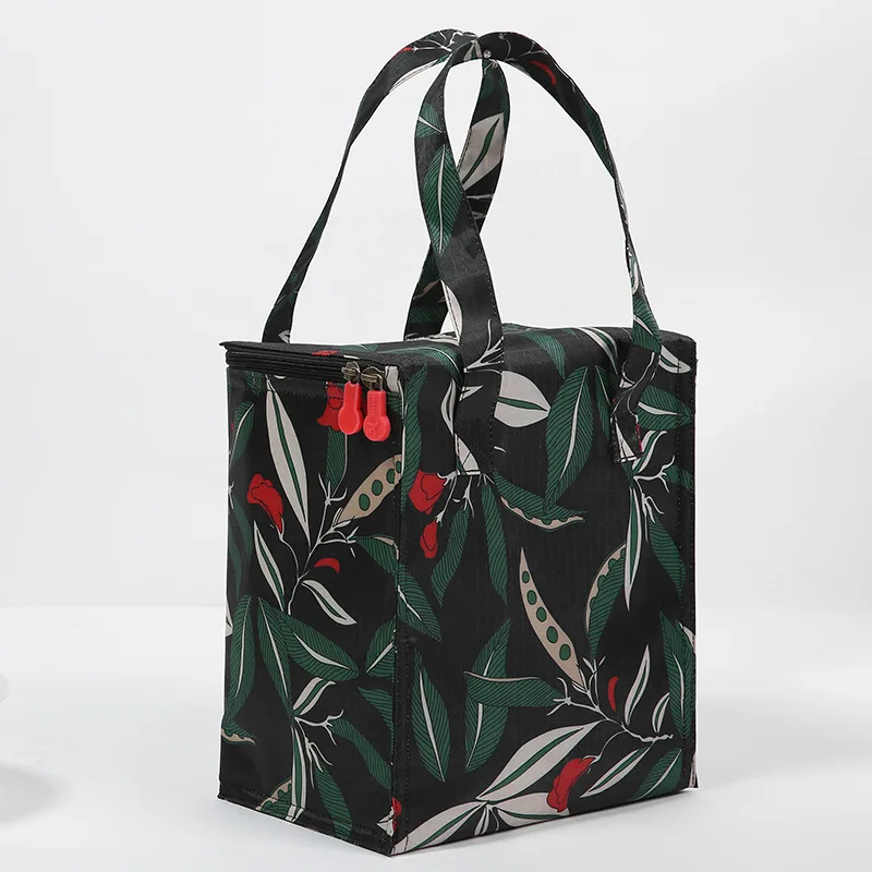 YILE Insulation Pack Lunch Bag Foil Food Bag Student Dinner Bag Pack