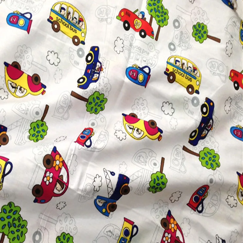 Brand New Design Driving in Car Printed Cotton Fabric 50x160cm Bedding