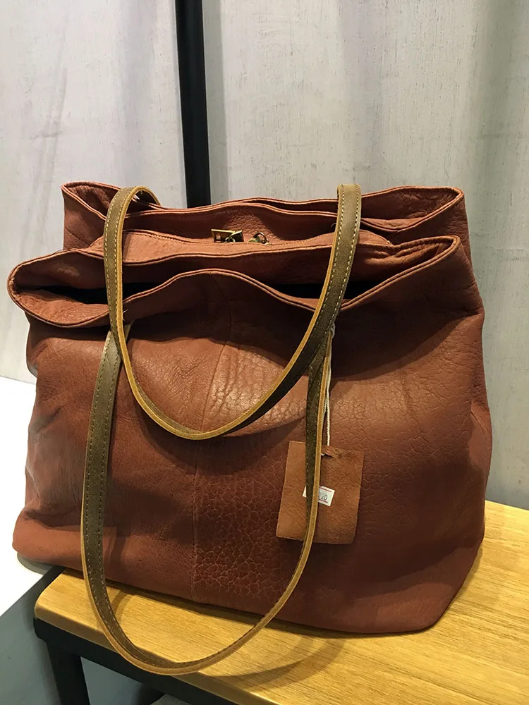 Vendange Новая женская Повседневная сумка ручной работы из натуральной кожи, модная сумка 2220