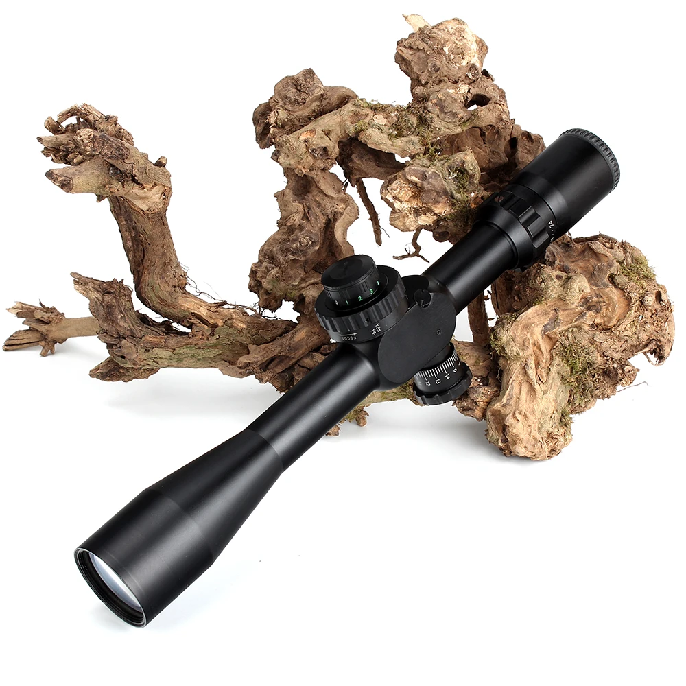 KANDAR 6-24X44Q First Focal Plane Hunting Riflescopes Side Parallax Mil Dot Illuminated Glass Etched Reticle Turrets Reset Scope (10)