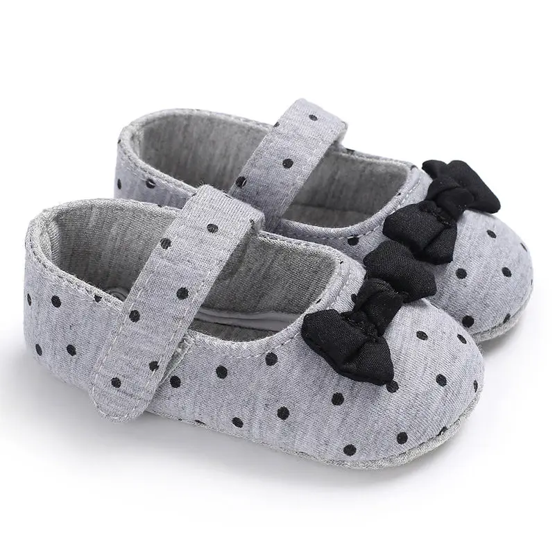 Baby Shoes Toddler Shoes Female Baby Spring And Autumn Paragraph Baby Shoes Shallow Mouth Shoes Overshoes New Cute Bow